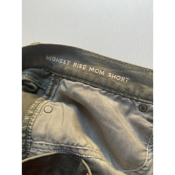 American Eagle Women’s Highest Rise Mom Shorts Sz 8 (29W) Green Y2K Festival New - Picture 8 of 8